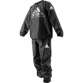Adidas Basic Sauna Suit Unisex Waterproof Anti-Rip Suit for Weight Loss Fitness Running Boxing & Sports Blk/Wht S M L XL XXL