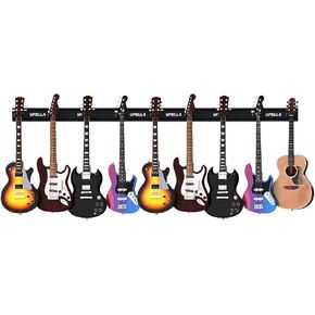 Guitar Wall Mount Hangers for Multiple Guitars, Holds 5 Violins, Premium Aluminum Metal Bass Stand Banjo Rack Mandolin Holder, Adjustable Instruments Display Set, Wall Mount Hooks in Kuwait