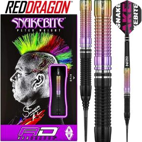 RED DRAGON Snakebite World Champion 2020 Edition Tungsten Darts with Flights and Shafts