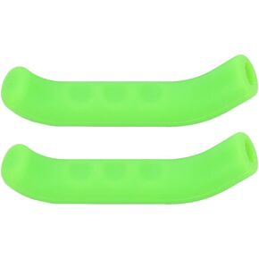 Keenso Bicycle Brake Levers, Durable Soft Silicone Bike Brake Lever Covers Mountain Dead Fly Road Bike Brake Lever Covers Silicone Sleeve (Green)