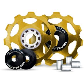 Bike Set of 2 Ceramic Jockey Wheels 11t - Derailleur Pulley - Jockey Wheel Shimano - Jockey Wheels 11 Speed - Pulley Sram - Shimano Jockey Wheels