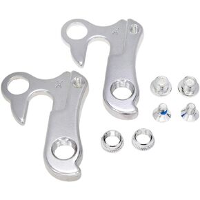 2 Pcs Bike Derailleur Hanger Frame Gear Tail Hook for Cyclocross Bike, Hybrid Bike, Mountain Bike, Road Racing Bike