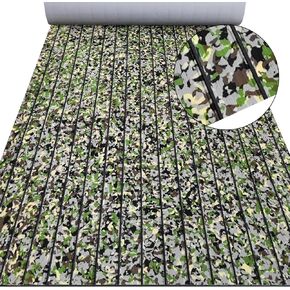 Boat Flooring EVA Foam Boat Decking 94" x 45"/35"/23" Self-Adhesive Sea Deck Boat Flooring Non-Slip 6mm Camo Marine Deck Flooring for Boat Deck Yacht Jet Ski Kayaking Surfboard Fishing Boat