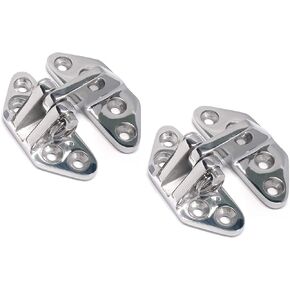 Pair of Heavy Duty Marine Grade 316 Stainless Steel Hatch Hinge 2-3/4" x 2-3/4"for Boat, RV