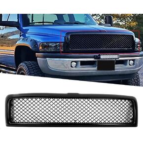 Grille Compatible For Dodge Ram 1500 2500 3500 Mesh Front Grille 1994 1995 1996 1997 1998 1999 2000 2001 2002