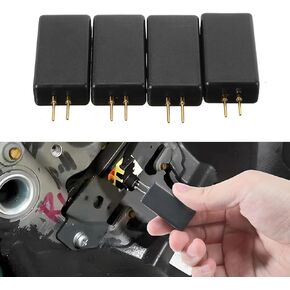 Pack-4 Car Airbag Detection Simulator, Car Airbag Testing Tools, Universal Automotive Airbag Finding Repair Detector Instrument Tool, for Car Truck SUV Pickup (Black)