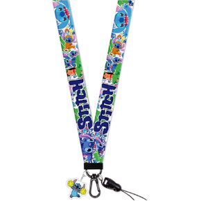 Akkya Neck Lanyard with ID Badge Holder for Keys Key Chain Card Cute Funny Cartoon Lanyards for Women Men Guys Girl Boys Kids Teachers Keychains(White)