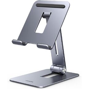 حامل تابلت من يوجرين للمكتب، حامل تابلت من الألومنيوم قابل للتعديل، حامل محمول قابل للطي ملحقات مكتب المنزل متوافق مع iPad Pro 12.9/ iPad Air/ipad Mini 6/5 in Kuwait