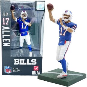 Josh Allen (Buffalo Bills) Imports Dragon NFL 6" Figure Series 3