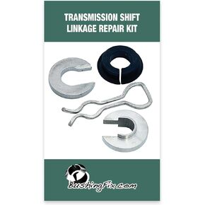 BushingFix RX1Kit Transmission Shift Linkage Repair Kit, Automatic Transmission Shift Linkages Kit compatible with Select Caddy Models, Shift Linkage Bushing Replacement, Includes Installation Tools