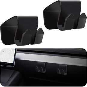 Tesla Car-specific Glove Box Hook,Seat Hook and Car Trash Can - Designed for Model Y and Model 3 (Glove box hook(M) 2PCS)