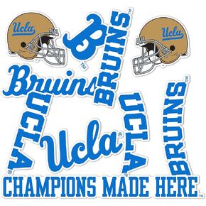 ملصق UCLA لجامعة كاليفورنيا لوس أنجلوس بروينز ملصقات شارات الفينيل زجاجة مياه للكمبيوتر المحمول وقصاصات السيارة T2 (النوع 2)