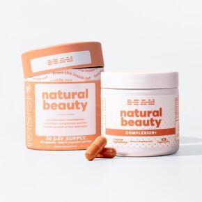 BEAM Natural Beauty Supplement | Skin, Nail & Collagen Support, Biotin for Healthy Hair Growth, Immunity, Joint Health | Hydrate & Replenish, Vitamin C | Vegan, Gluten Free | Complexion, 60 Capsules