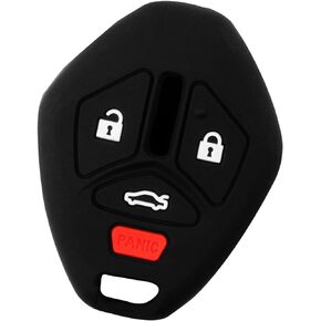 KeyGuardz Keyless Entry Remote Car Key Fob Outer Shell Cover Rubber Protective Case for Mitsubishi