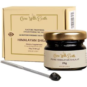 CWE Pure Organic Himalayan Shilajit Resin 25g | Tested for Safety | Natural Source of Fulvic Acid & Trace Minerals