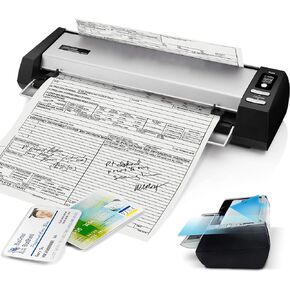 Plustek D430 Desktop Scanner- Compatible with Citrix and Most Rx Software for Pharmacy, Compact Designed for Small Desk Space Saving