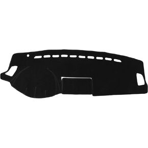 X AUTOHAUX Car Dashboard Cover Beige Polyester Non-slip Mat Protector Carpet Sun Proof for Mazda 6 2009-2012