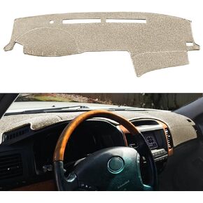 Dash Cover Mat Custom Fit for 2003-2009 Lexus GX470, Dashboard Cover Pad Carpet Protector F139 (Beige)