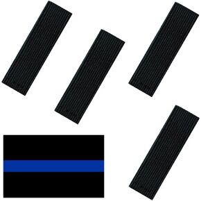 Mourning Bands for Badges - Black Elastic Mourning Bands - Funeral Honor Bands - 4 Pack