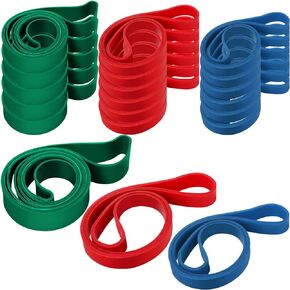 15 Pieces 50 Inch, 27 Inch and 23 Inch Moving Blankets Rubber Bands Length Extra Large Rubber Bands Thick Bands Length Extra Mover Bands Moving Rubber Bands for Indoor Outdoor Home Office Supplies