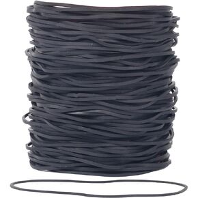 AIWOQI Rubber Bands Black 300Pcs 4.8inch Big rubber band Elastic Rubber Band rubber bands office supplies File Folders Litter Box (4 4/5" x 1/16")