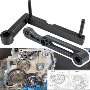 E-cowlboy لديترويت ديزل DD13 DD15 Idler 3 أداة الكابولي J-47487 + أداة تحديد موقع العمود المرفقي TDC J-48630 شديدة التحمل (قطعتان)