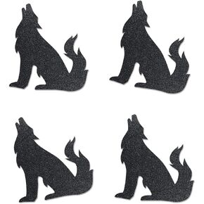 Wolf Cut-outs, 12-Pack Table Topper Double-sided Birthday Party Decorations