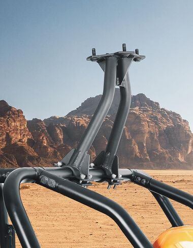 حامل الإطارات الاحتياطية KEMIMOTO UTV حامل الإطارات الاحتياطية العالمي متوافق مع Polaris RZR XP 1000 / XP4 1000 / XP Turbo / XP4 Turbo CFMOTO Zforce Uforce Kawasaki Mule يناسب قفص دائري مقاس 1.5 بوصة - 2 بوصة in Saudi Arabia
