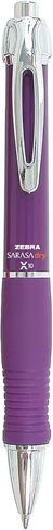 Zebra Pens X10 Retractable Gel Pen, Medium Point, 0.7mm, Black Barrel, Acid Free Black Ink, 12 Pack (Packaging may vary) (42610) in Saudi Arabia