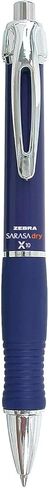 Zebra Pens X10 Retractable Gel Pen, Medium Point, 0.7mm, Black Barrel, Acid Free Black Ink, 12 Pack (Packaging may vary) (42610) in Kuwait