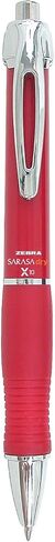 Zebra Pens X10 Retractable Gel Pen, Medium Point, 0.7mm, Black Barrel, Acid Free Black Ink, 12 Pack (Packaging may vary) (42610) in Saudi Arabia