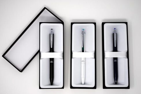 Zebra Pen Sarasa Grand Retractable Gel Pen Gift, White/Black/Navy Barrel, Mediun Point, 0.7mm, Black Ink, 3 Count (Pack of 1) in Saudi Arabia