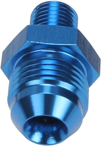 Male M12 x 1.25 Metric Thread to -6 AN Flare Adapter Aluminum Black in Saudi Arabia