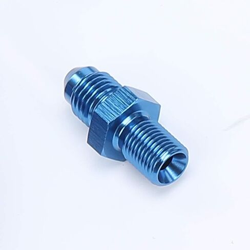 Male M12 x 1.25 Metric Thread to -6 AN Flare Adapter Aluminum Black in Saudi Arabia