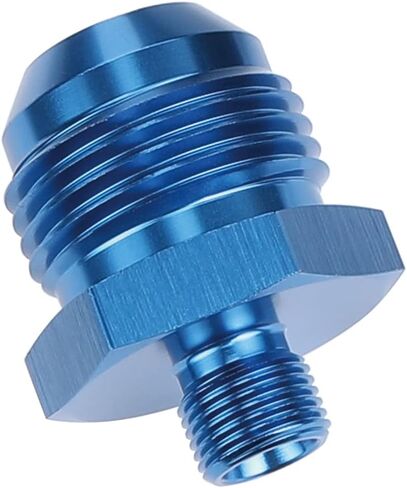 Male M12 x 1.25 Metric Thread to -6 AN Flare Adapter Aluminum Black in Saudi Arabia