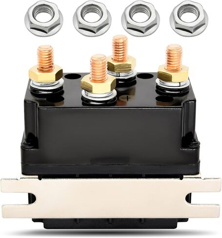 مرحل الملف اللولبي للونش 12 فولت 500 أمبير، موصل الونش متوافق مع ونش 8000-15000 رطل ATV UTV 4WD 4x4 in Kuwait