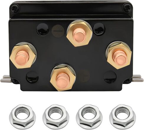 مرحل الملف اللولبي للونش 12 فولت 500 أمبير، موصل الونش متوافق مع ونش 8000-15000 رطل ATV UTV 4WD 4x4 in Kuwait