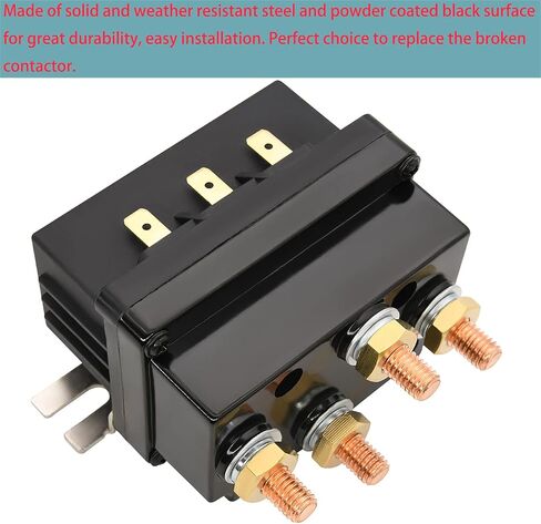 مرحل الملف اللولبي للونش 12 فولت 500 أمبير، موصل الونش متوافق مع ونش 8000-15000 رطل ATV UTV 4WD 4x4 in Kuwait