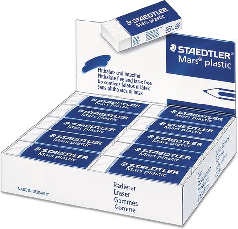 Staedtler 52650 Mars Eraser White Vinyl 20/Box in Saudi Arabia