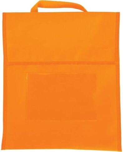 Really Good Stuff Blue Book Pouch Bags - Water Resistant -Medium- Classroom Book Buddy for Books, Homework, Supplies- Durable Design with Stitched-On Handle & Name Tag in Saudi Arabia