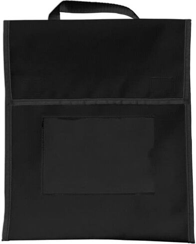 حقائب كتب زرقاء من شركة ريلي جود ستاف - مقاومة للماء - متوسطة الحجم - رفيق كتب في الفصل الدراسي للكتب والواجبات المنزلية واللوازم - تصميم متين مع مقبض مخيط وبطاقة الاسم in Kuwait