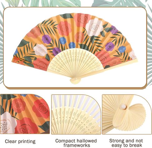 Maitys 24 Pcs Havana Nights Folding Fans Havana Nights Party Decorations Supplies Havana Nights Paper Hand Fans with Print Colorful Havana Paper Fan Handheld for Havana Nights Party Supplies in Saudi Arabia