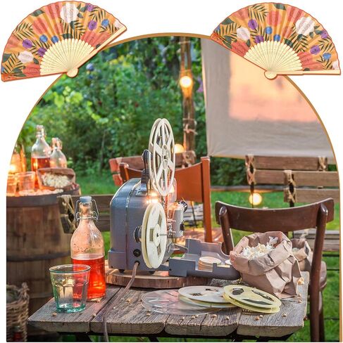 Maitys 24 Pcs Havana Nights Folding Fans Havana Nights Party Decorations Supplies Havana Nights Paper Hand Fans with Print Colorful Havana Paper Fan Handheld for Havana Nights Party Supplies in Saudi Arabia