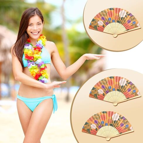 Maitys 24 Pcs Havana Nights Folding Fans Havana Nights Party Decorations Supplies Havana Nights Paper Hand Fans with Print Colorful Havana Paper Fan Handheld for Havana Nights Party Supplies in Saudi Arabia
