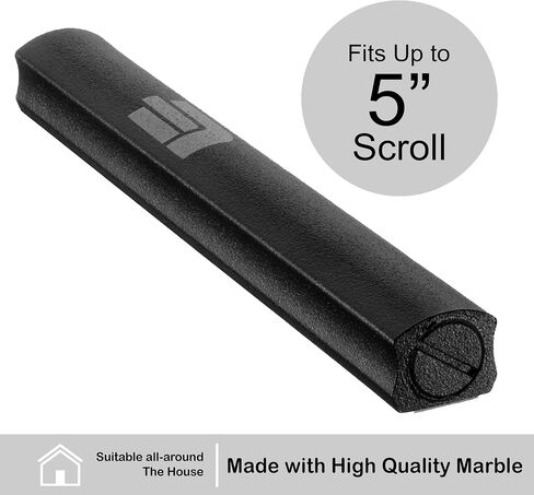 A&S Mezuzot Black Aluminum Mezuzah Case with Exclusive Shin Design Easy Peel and Stick Judaica Modern Door Mezuzah for 6 Inches Parchment Scroll (Black/Silver, 6 Inches) in Saudi Arabia