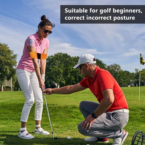 3 Pcs Golf Swing Correcting Arm Band Golf Swing Trainer Aid Golf Wrist Brace for Golf Training Swing Correction with Elastic Band for Golf Beginners Posture Motion Correction in Saudi Arabia