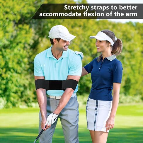 3 Pcs Golf Swing Correcting Arm Band Golf Swing Trainer Aid Golf Wrist Brace for Golf Training Swing Correction with Elastic Band for Golf Beginners Posture Motion Correction in Saudi Arabia