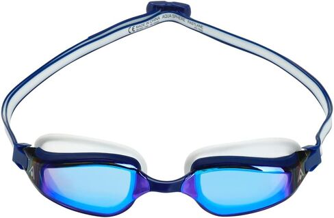 Aquasphere Fastlane Adult Unisex Swimming Goggles - Made in Italy - Patented Strap System, Adjustable Nose Bridge in Saudi Arabia