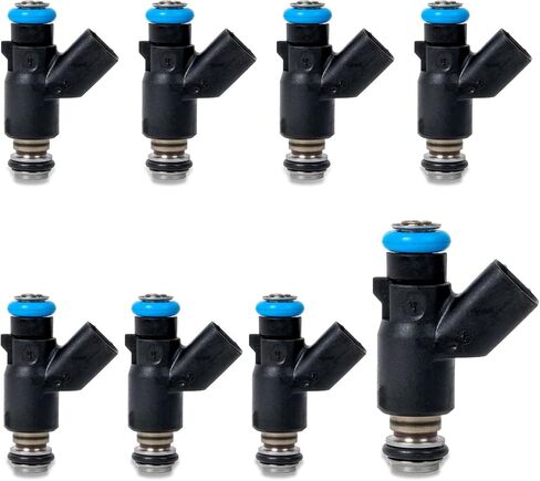 مجموعة Wztepeng مكونة من 8 حاقن وقود متوافقة مع 2010-2013 شيفروليه سيلفرادو تاهو إكسبريس سوبربان أفالانش جي إم سي يوكون سييرا كانيون سافانا H3 H3T 4.8L و5.3L يستبدل FJ1061 12613411 in Kuwait