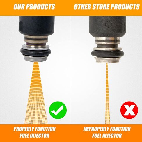 مجموعة Wztepeng مكونة من 8 حاقن وقود متوافقة مع 2010-2013 شيفروليه سيلفرادو تاهو إكسبريس سوبربان أفالانش جي إم سي يوكون سييرا كانيون سافانا H3 H3T 4.8L و5.3L يستبدل FJ1061 12613411 in Kuwait